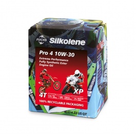 Silkolene Pro 4 Fully Synthetic 10W/30 Engine Oil - 4 Litres